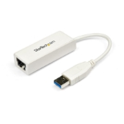 Picture of StarTech.com USB 3.0 to Gigabit Ethernet Network Adapter, 10/100/1000 Mbps, USB to RJ45, USB 3.0 to LAN Adapter, USB 3.0 Ethernet Adapter (GbE), TAA Complaint