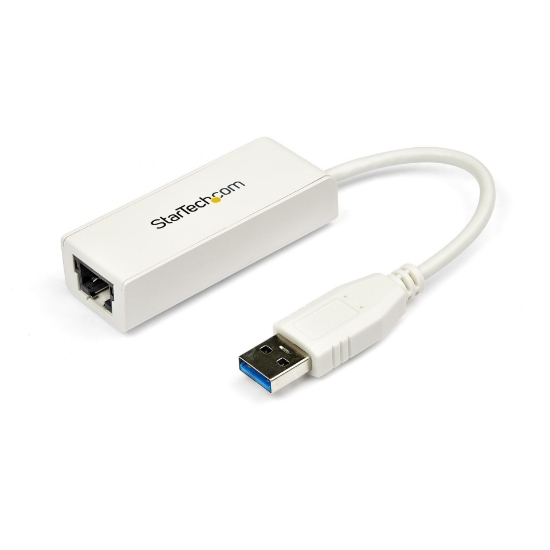Picture of StarTech.com USB 3.0 to Gigabit Ethernet Network Adapter, 10/100/1000 Mbps, USB to RJ45, USB 3.0 to LAN Adapter, USB 3.0 Ethernet Adapter (GbE), TAA Complaint