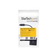 Picture of StarTech.com USB C to DVI Adapter - Black - 1920x1200 - USB Type C Video Converter for Your DVI D Display/Monitor/Projector - Upgraded Version is CDP2DVIEC