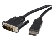 Picture of StarTech.com 6ft (1.8m) DisplayPort to DVI Cable, DisplayPort to DVI Adapter Cable, Passive DP to DVI-D Video Converter, 1080p - Replaced by DP2DVI2MM6