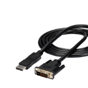 Picture of StarTech.com 6ft (1.8m) DisplayPort to DVI Cable, DisplayPort to DVI Adapter Cable, Passive DP to DVI-D Video Converter, 1080p - Replaced by DP2DVI2MM6