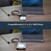 Picture of StarTech.com USB 3.1 (10Gbps) Adapter Cable for 2.5”/3.5” SATA Drives - USB-C