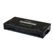 Picture of StarTech.com 4 Bay SSD/HDD Hard Drive Eraser - 2.5" & 3.5" SATA - Hostless Standalone Secure Erase External Disk Sanitizer - 9 Erase Modes - RS232 Printer Port - NIST/DOD & TAA Compliant