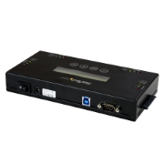 Picture of StarTech.com 4 Bay SSD/HDD Hard Drive Eraser - 2.5" & 3.5" SATA - Hostless Standalone Secure Erase External Disk Sanitizer - 9 Erase Modes - RS232 Printer Port - NIST/DOD & TAA Compliant