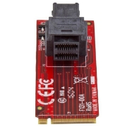 Picture of StarTech.com U.2 (SFF-8643) to M.2 PCI Express 3.0 x4 Host Adapter Card for 2.5” U.2 NVMe SSD