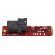 Picture of StarTech.com U.2 (SFF-8643) to M.2 PCI Express 3.0 x4 Host Adapter Card for 2.5” U.2 NVMe SSD