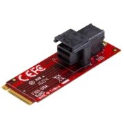 Picture of StarTech.com U.2 (SFF-8643) to M.2 PCI Express 3.0 x4 Host Adapter Card for 2.5” U.2 NVMe SSD