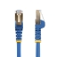 Picture of StarTech.com 3m CAT6a Ethernet Cable - 10 Gigabit Shielded Snagless RJ45 100W PoE Patch Cord - 10GbE STP Network Cable w/Strain Relief - Blue Fluke Tested/Wiring is UL Certified/TIA