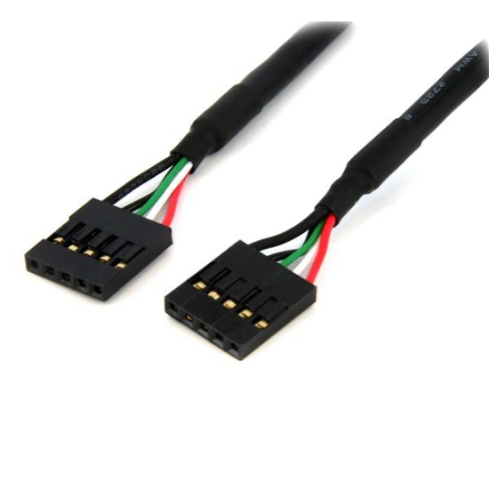 Picture of StarTech.com 24in Internal 5 pin USB IDC Motherboard Header Cable F/F