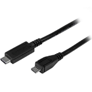 Picture of StarTech.com USB-C to Micro-B Cable - M/M - 1m (3ft) - USB 2.0