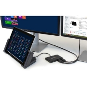 Picture of StarTech.com 4-Port Multi Monitor Adapter - DisplayPort 1.2 MST Hub - 4x 1080p - DisplayPort Video Splitter for Extended Desktop Mode on Windows PCs Only - DP to Quad DP Monitors