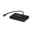 Picture of StarTech.com 4-Port Multi Monitor Adapter - Mini DisplayPort to DisplayPort MST Hub - 4x 1080p - Video Splitter for Extended Desktop Mode on Windows PCs Only - mDP to Quad DP Monitors