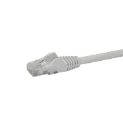 Picture of StarTech.com 7m CAT6 Ethernet Cable - White CAT 6 Gigabit Ethernet Wire -650MHz 100W PoE RJ45 UTP Network/Patch Cord Snagless w/Strain Relief Fluke Tested/Wiring is UL Certified/TIA
