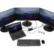 Picture of StarTech.com 3-Port Multi Monitor Adapter - Mini DisplayPort to DisplayPort MST Hub, Dual 4K 30Hz & 1x 1080p - Video Splitter for Extended Desktop Mode on Windows Only - mDP 1.2 to 3x DP