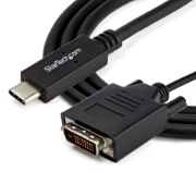 Picture of StarTech.com 6.6 ft. (2m) USB-C to DVI Cable - 1920 x 1200 - Black