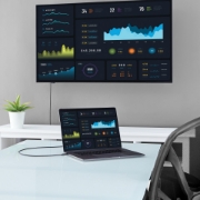 Picture of StarTech.com 6.6 ft. (2m) USB-C to DVI Cable - 1920 x 1200 - Black