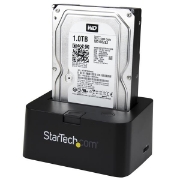 Picture of StarTech.com External Docking Station for 2.5in or 3.5in SATA III 6Gbps Hard Drives - eSATA or USB 3.0 with UASP
