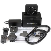 Picture of StarTech.com External Docking Station for 2.5in or 3.5in SATA III 6Gbps Hard Drives - eSATA or USB 3.0 with UASP