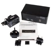Picture of StarTech.com 2 Port DVI VGA Dual Monitor KVM Switch USB with Audio & USB 2.0 Hub