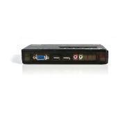 Picture of StarTech.com 4 Port Black USB KVM Switch Kit with Cables and Audio