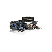 Picture of StarTech.com 4 Port Black USB KVM Switch Kit with Cables and Audio