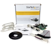 Picture of StarTech.com 2S1P Native PCI Express Parallel Serial Combo Card with 16550 UART
