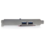 Picture of StarTech.com 2 Port PCI SuperSpeed USB 3.0 Adapter Card with SATA Power