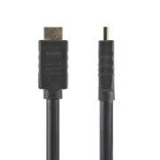 Picture of StarTech.com 50ft (15m) HDMI 2.0 Cable - 4K 60Hz Active HDMI Cable - CL2 Rated for In Wall Installation - Long Durable High Speed UHD HDMI Cable - HDR, 18Gbps - Male to Male Cord - Black