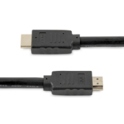 Picture of StarTech.com 50ft (15m) HDMI 2.0 Cable - 4K 60Hz Active HDMI Cable - CL2 Rated for In Wall Installation - Long Durable High Speed UHD HDMI Cable - HDR, 18Gbps - Male to Male Cord - Black
