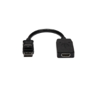 Picture of StarTech.com DisplayPort to HDMI Adapter - DP to HDMI Adapter/Video Converter - 1080p - VESA Certified - DP to HDMI Monitor/Display/Projector Adapter Dongle - Passive - Latching DP Connector