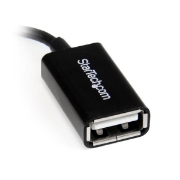 Picture of StarTech.com 5in Right Angle Micro USB to USB OTG Host Adapter M/F