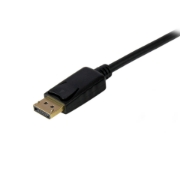 Picture of StarTech.com 6ft (1.8m) DisplayPort to VGA Cable - Active DisplayPort to VGA Adapter Cable - 1080p Video - DP to VGA Monitor Cable - DP 1.2 to VGA Converter - Latching DP Connector