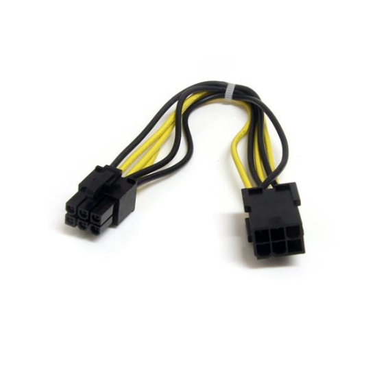 Picture of StarTech.com 8in 6 pin PCI Express Power Extension Cable