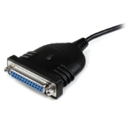 Picture of StarTech.com 6 ft USB to DB25 Parallel Printer Adapter Cable - M/F
