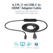 Picture of StarTech.com USB-C to HDMI Adapter Cable - 1m (3 ft.) - 4K at 30 Hz