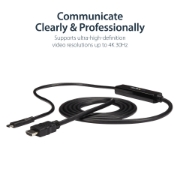 Picture of StarTech.com USB-C to HDMI Adapter Cable - 1m (3 ft.) - 4K at 30 Hz