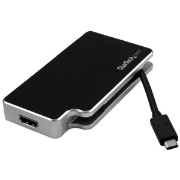 Picture of StarTech.com Travel A/V Adapter: 3-in-1 USB-C to VGA, DVI or HDMI - 4K