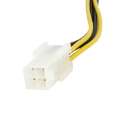Picture of StarTech.com 6in 4 Pin to 8 Pin EPS Power Adapter with LP4 - F/M