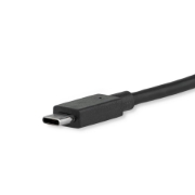 Picture of StarTech.com 6ft/1.8m USB C to DisplayPort 1.2 Cable 4K 60Hz - USB-C to DisplayPort Adapter Cable HBR2 - USB Type-C DP Alt Mode to DP Monitor Video Cable - Works w/ Thunderbolt 3 - Black