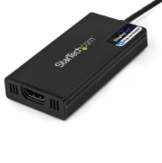 Picture of StarTech.com USB 3.0 to HDMI Adapter - 4K 30Hz Ultra HD - DisplayLink Certified - USB Type-A to HDMI Display Adapter Converter for Monitor - External Video & Graphics Card - Mac & Windows