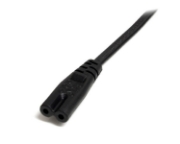 Picture of StarTech.com 2m (6ft) Laptop Power Cord, EU Plug to C7, 2.5A 250V, 18AWG, Laptop Replacement Cord, Printer Power Cable, Laptop Charger Cord, Laptop Power Brick Cord - UL Listed