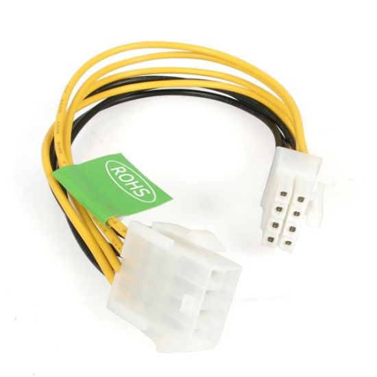 Picture of StarTech.com 8in EPS 8 Pin Power Extension Cable