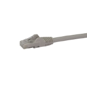 Picture of StarTech.com 75ft CAT6 Ethernet Cable - Gray CAT 6 Gigabit Ethernet Wire -650MHz 100W PoE RJ45 UTP Network/Patch Cord Snagless w/Strain Relief Fluke Tested/Wiring is UL Certified/TIA