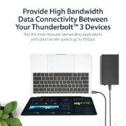 Picture of StarTech.com 1m Thunderbolt 3 (20Gbps) USB-C Cable - Thunderbolt, USB, and DisplayPort Compatible