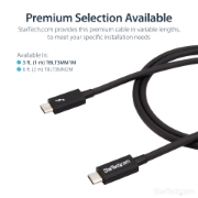 Picture of StarTech.com 1m Thunderbolt 3 (20Gbps) USB-C Cable - Thunderbolt, USB, and DisplayPort Compatible