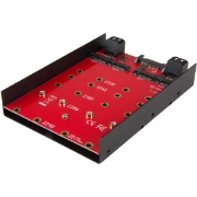 Picture of StarTech.com 4x M.2 SATA mounting adapter for 3.5in drive bay