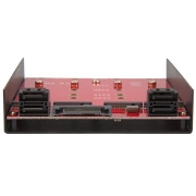 Picture of StarTech.com 4x M.2 SATA mounting adapter for 3.5in drive bay