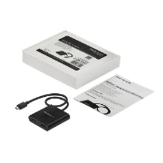 Picture of StarTech.com 2-Port Multi Monitor Adapter - USB-C to 2x HDMI Video Splitter - USB Type-C to HDMI MST Hub - Dual 4K 30Hz or 1080p 60Hz - Thunderbolt 3 Compatible - Windows Only