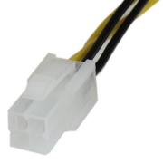 Picture of StarTech.com 8in ATX12V 4 Pin P4 CPU Power Extension Cable - M/F