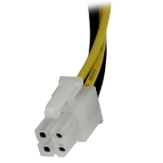 Picture of StarTech.com 8in ATX12V 4 Pin P4 CPU Power Extension Cable - M/F